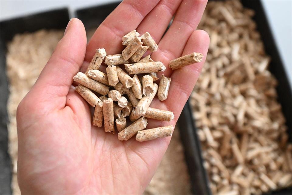 Die Preisentwicklung bei Holzpellets ist regional ganz unterschiedlich. (Symbolbild)Angelika Warmuth/dpa