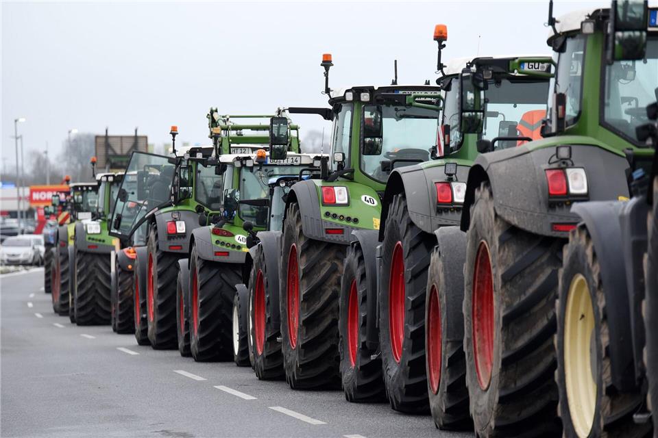 Die Proteste wurden von den Landwirten vom 11. bis zum 17. Januar angemeldet. (Archivbild)Frank Hormann/dpa