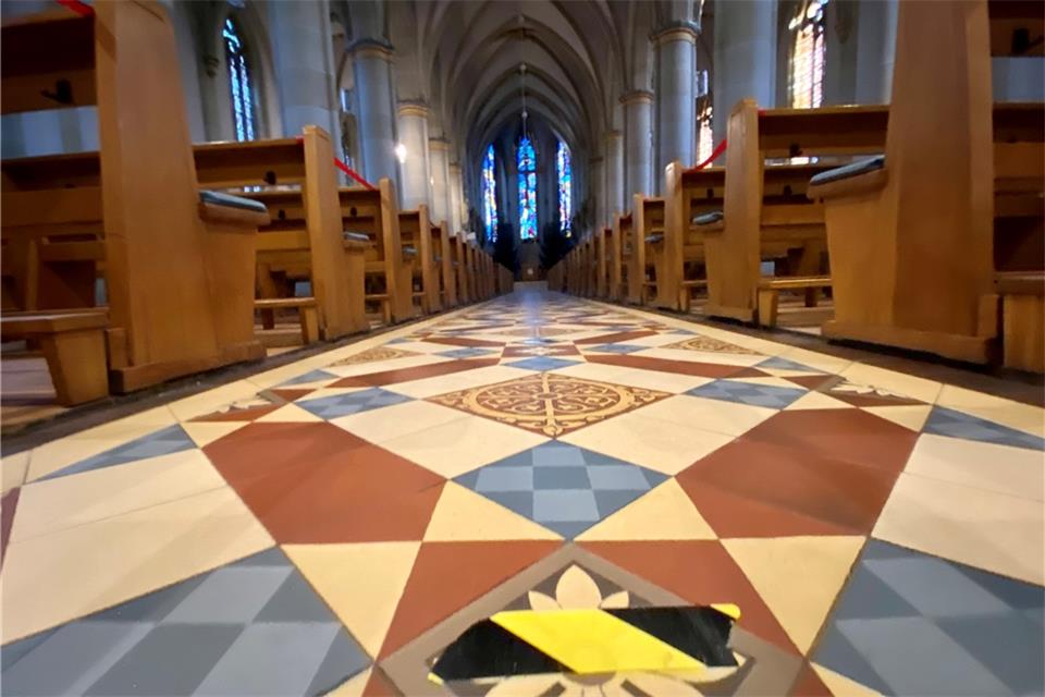Die Prozession beginnt und endet an der Pfarrkirche St. Martin.