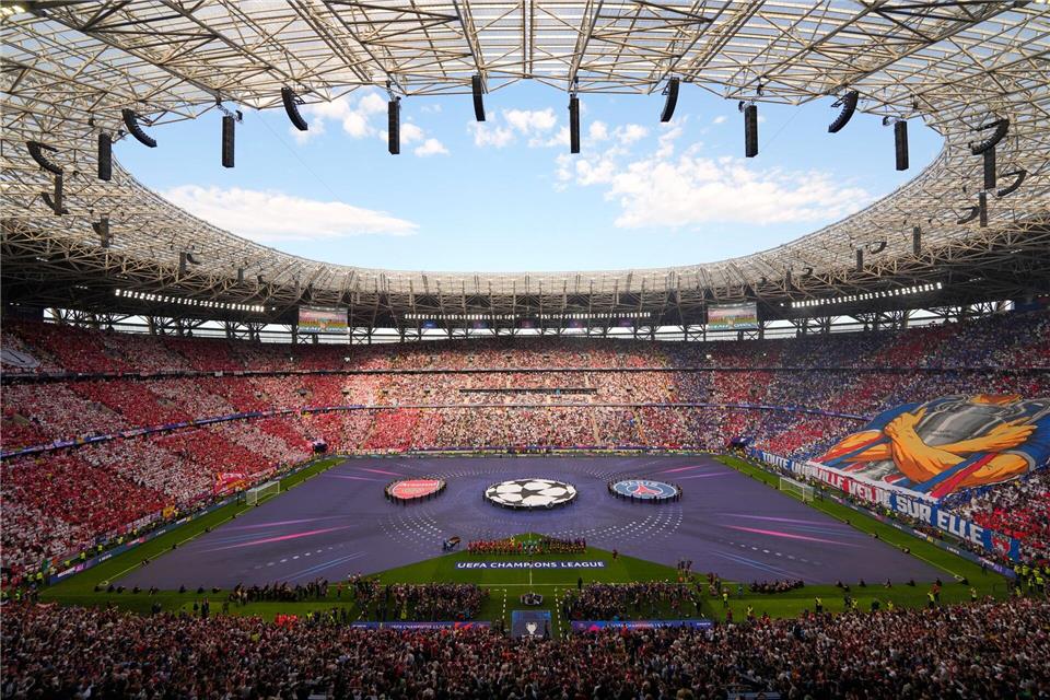 Die Puskás Arena in Budapest war ausverkauft. Vadim Ghirda/AP/dpa