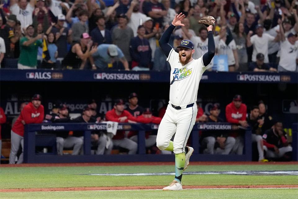 Die Rays haben die Chance auf ihren ersten Titel in der World Series.David J. Phillip/AP/dpa