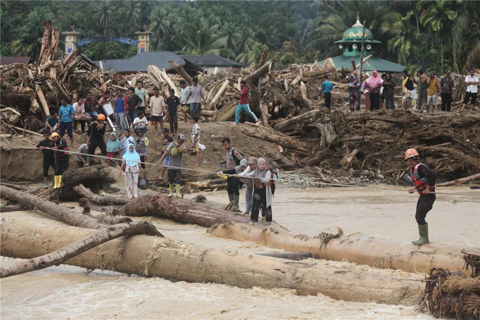 Die Regenzeit in der Region beginnt gerade erst richtig.Binsar Bakkara/AP/dpa