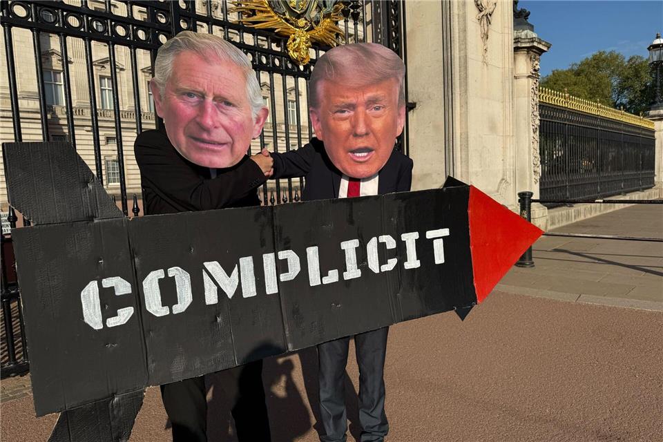 Die Reise wird in Großbritannien auch kritisch gesehen. Patricia Bartos/dpa