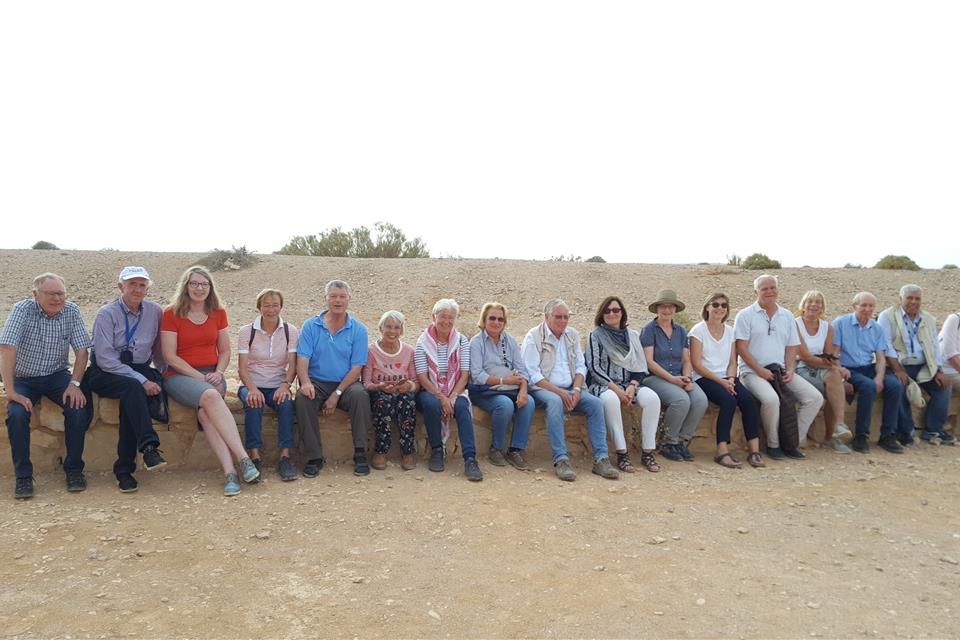 Die Reisegruppe hat sich trotz der Hitze in der jordanischen Wüste wohl gefühlt.