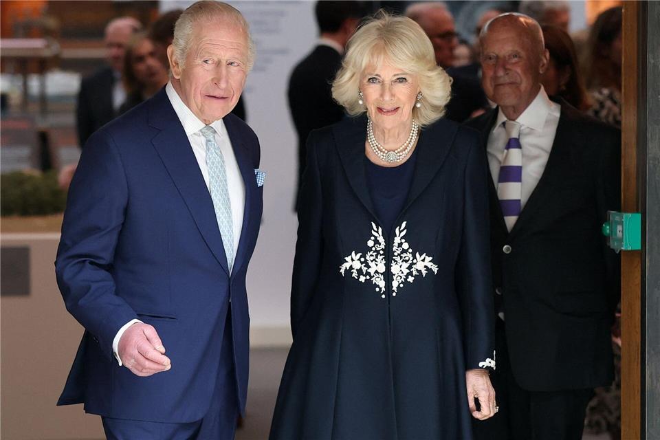 Die Reisepläne für die USA von König Charles und Königin Camilla wurden nach dem Vorfall beim Korrespondentendinner in Washington überprüft. (Archivbild)Toby Melville/Pool Reuters/PA/dpa