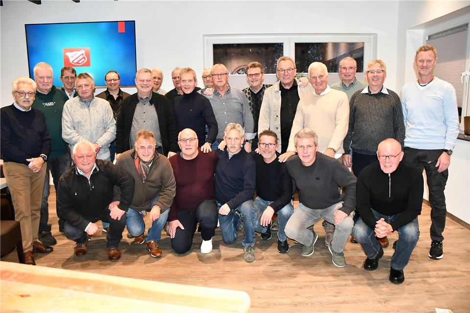 Die Rekener Fußball-Legenden trafen sich im Klubheim auf dem Gevelsberg.