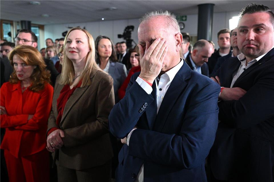 Die SPD ist deutlich eingebrochen. Boris Roessler/dpa