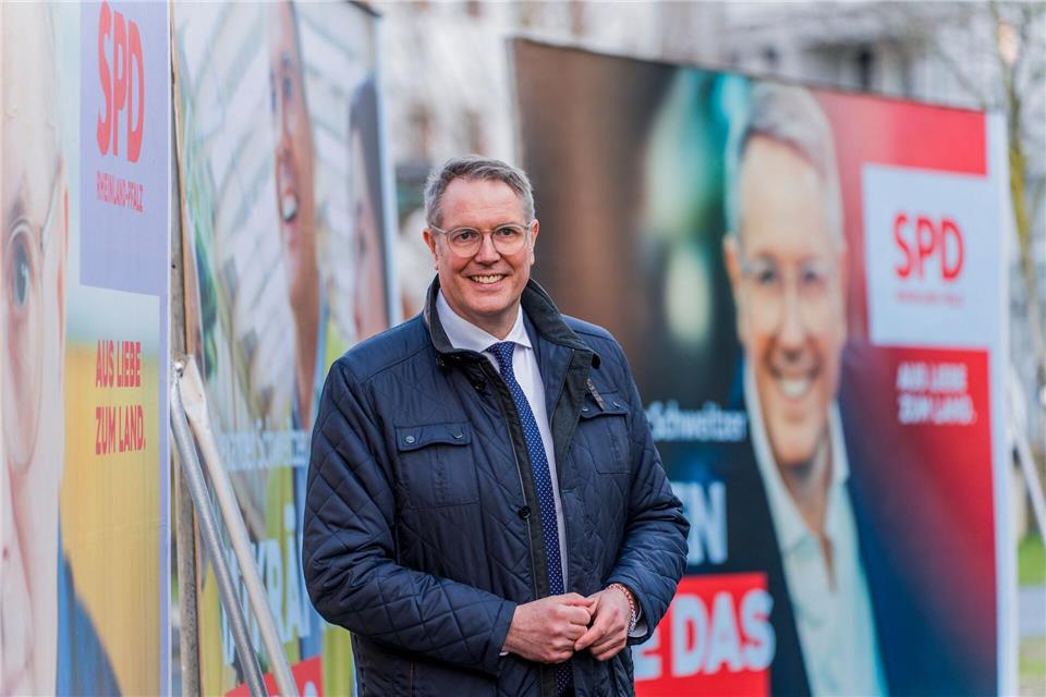 Die SPD ist in Rheinland-Pfalz seit 35 Jahren an der Regierung - dort möchte Ministerpräsident Alexander Schweitzer auch bleiben. (Archivbild)Andreas Arnold/dpa
