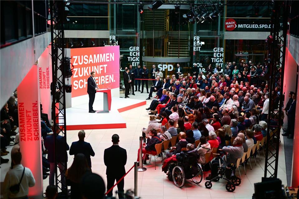 Die SPD will definieren, wer sie ist. Sebastian Christoph Gollnow/dpa