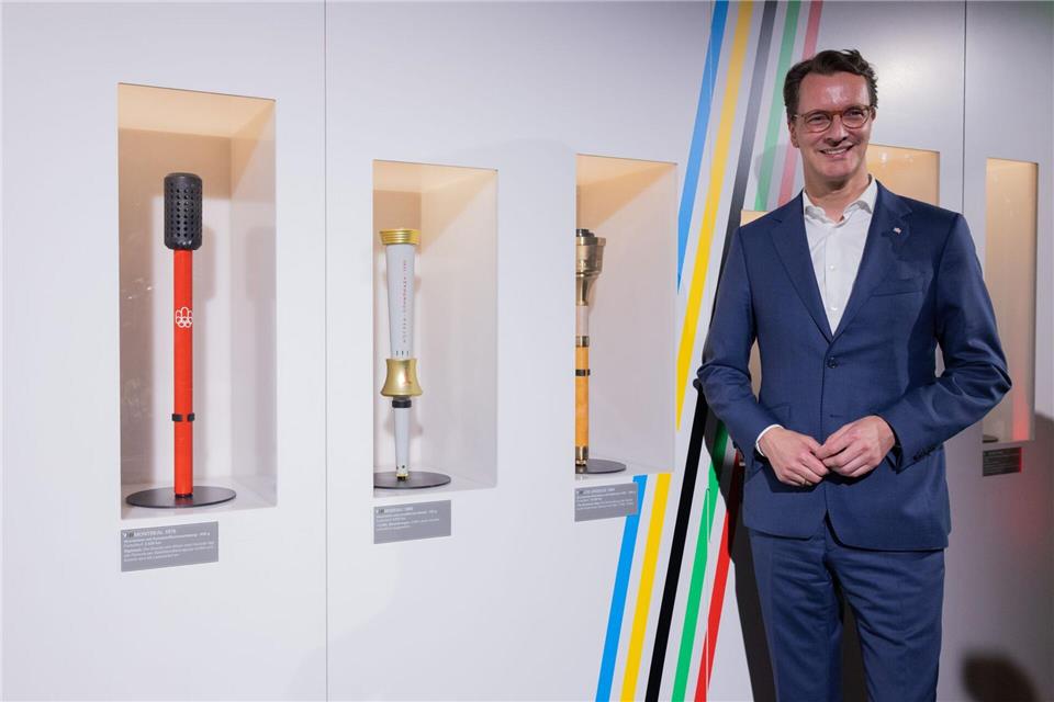 Die SPD wirft Ministerpräsident Hendrik Wüst (CDU) vor, bei der Olympia-Bewerbung von NRW nicht genug Tempo zu machen. (Archivbild)Rolf Vennenbernd/dpa