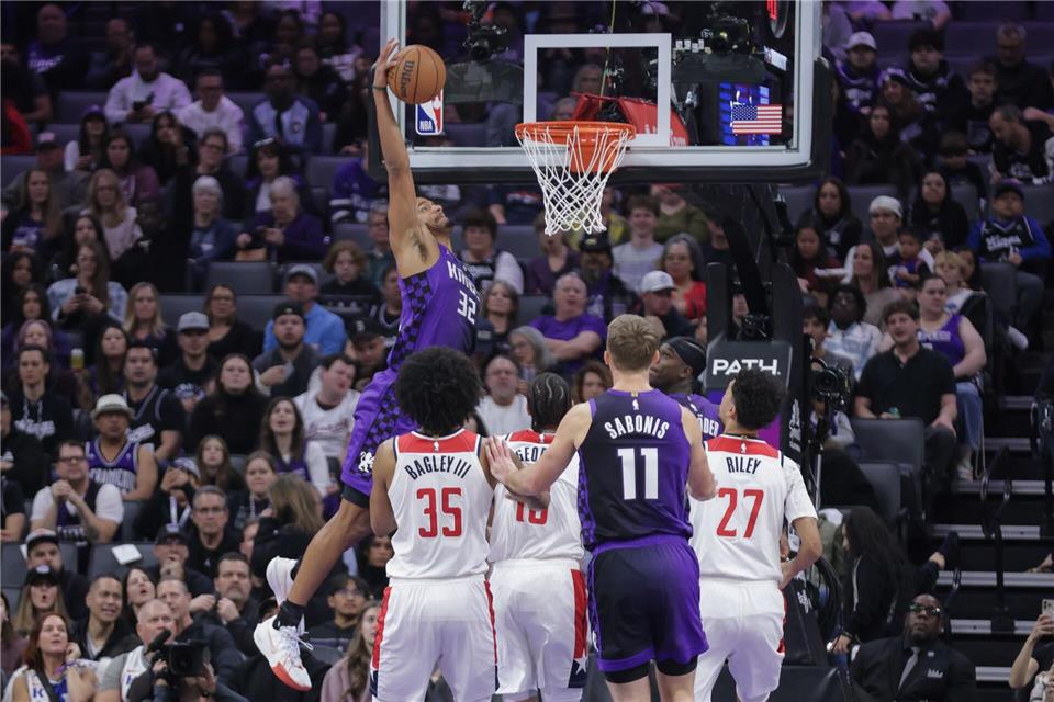 Die Sacramento Kings haben ihre Siegesserie auch gegen die Washington Wizards ausbauen können.Scott Marshall/AP/dpa