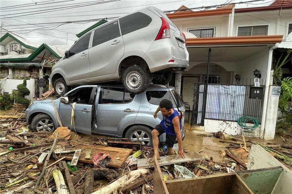 Die Schäden waren teilweise groß.Jacqueline Hernandez/AP/dpa