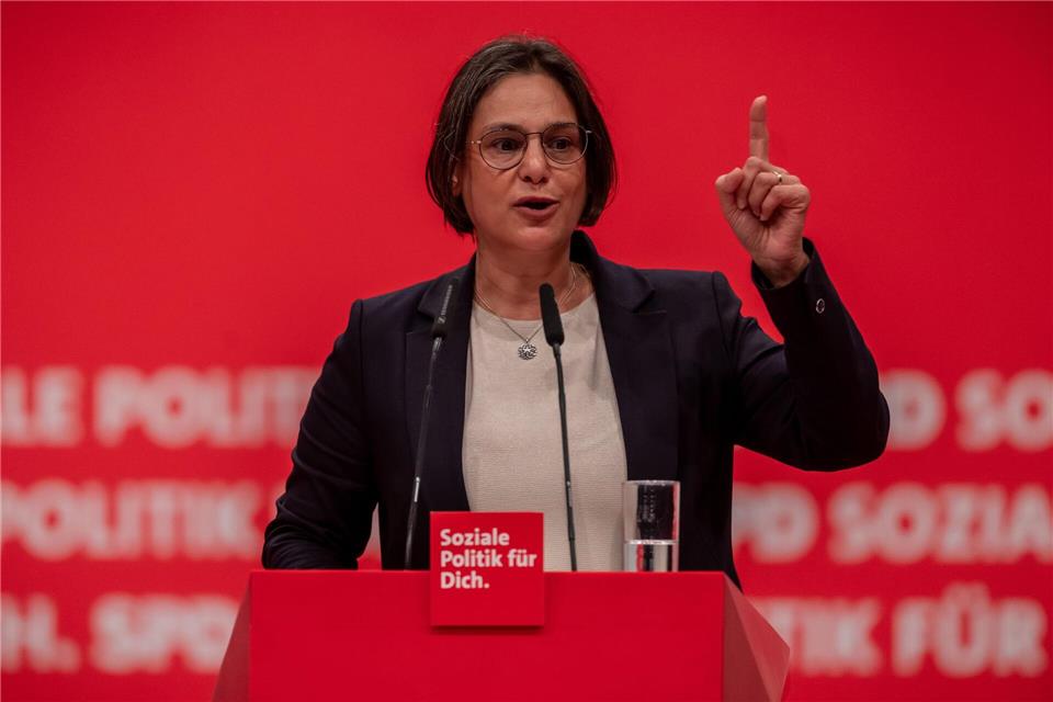 Die Schleswig-Holsteinische SPD-Fraktionschefin Serpil Midyatli. (Archivbild)Michael Kappeler/dpa