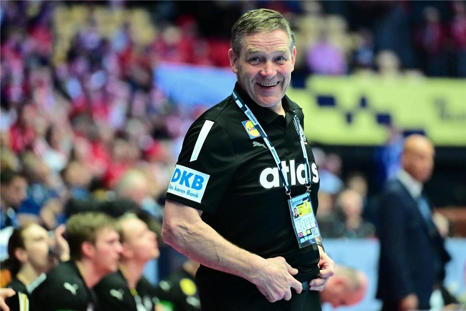 Die Schützlinge von Bundestrainer Alfred Gislason haben im Kampf um das EM-Halbfinale zwei Matchbälle.Sina Schuldt/dpa