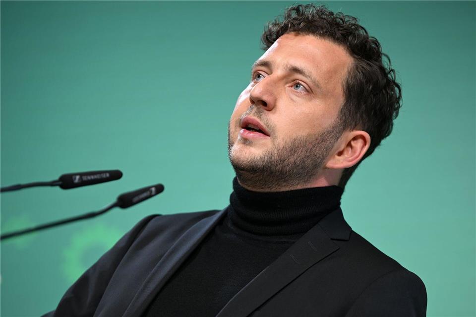 Die Schuld für die Situation in Brandenburg sieht Grünen-Chef Felix Banaszak nicht allein beim BSW.Lilli Förter/dpa