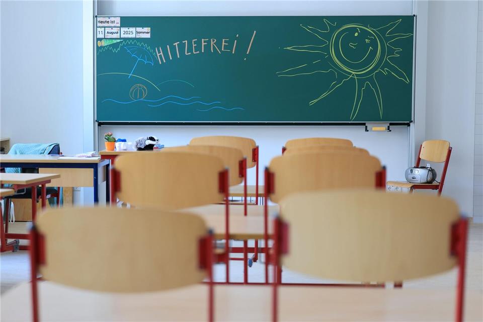 Die Schulen in Sachsen entscheiden eigenständig über Maßnahmen bei sommerlicher Hitze. (Symbolbild)Jan Woitas/dpa