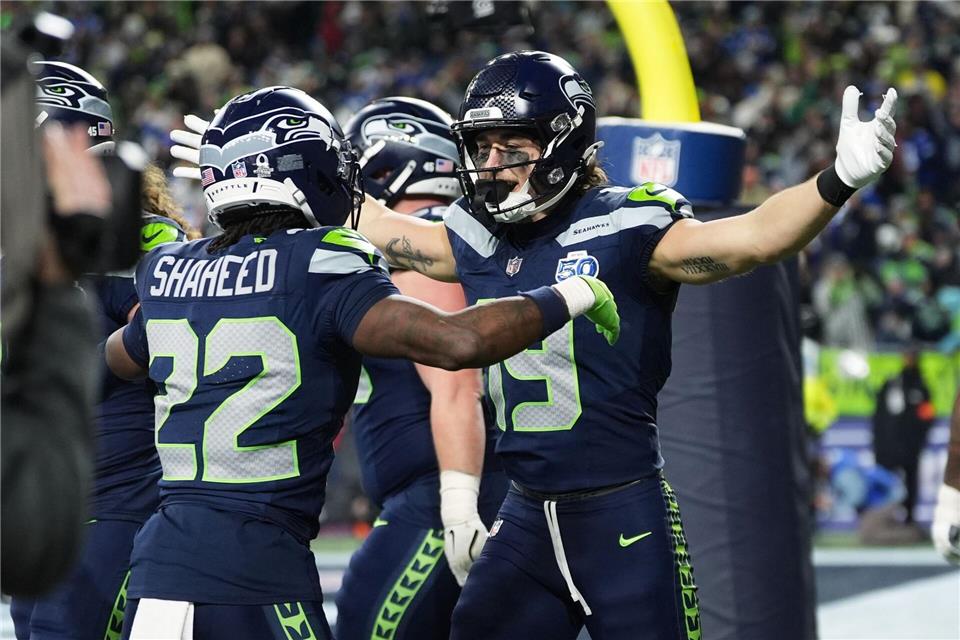 Die Seahawks stehen zum vierten Mal in ihrer Geschichte im Super BowlLindsey Wasson/AP/dpa