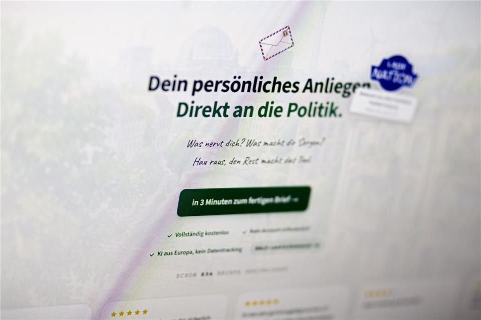 Die Seite lässt sich mit dem Handy oder am Rechner öffnen.Moritz Frankenberg/dpa
