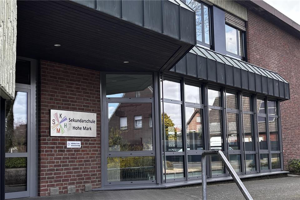 Die Sekundarschule Hohe Mark kann sich über hohe Anmeldezahlen freuen, bekommt aber auch Platzprobleme.