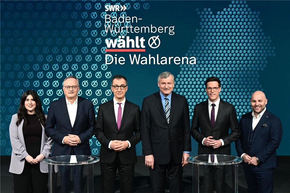 Die Sendung ist einer der Höhepunkte des Wahlkampfs.Bernd Weißbrod/dpa