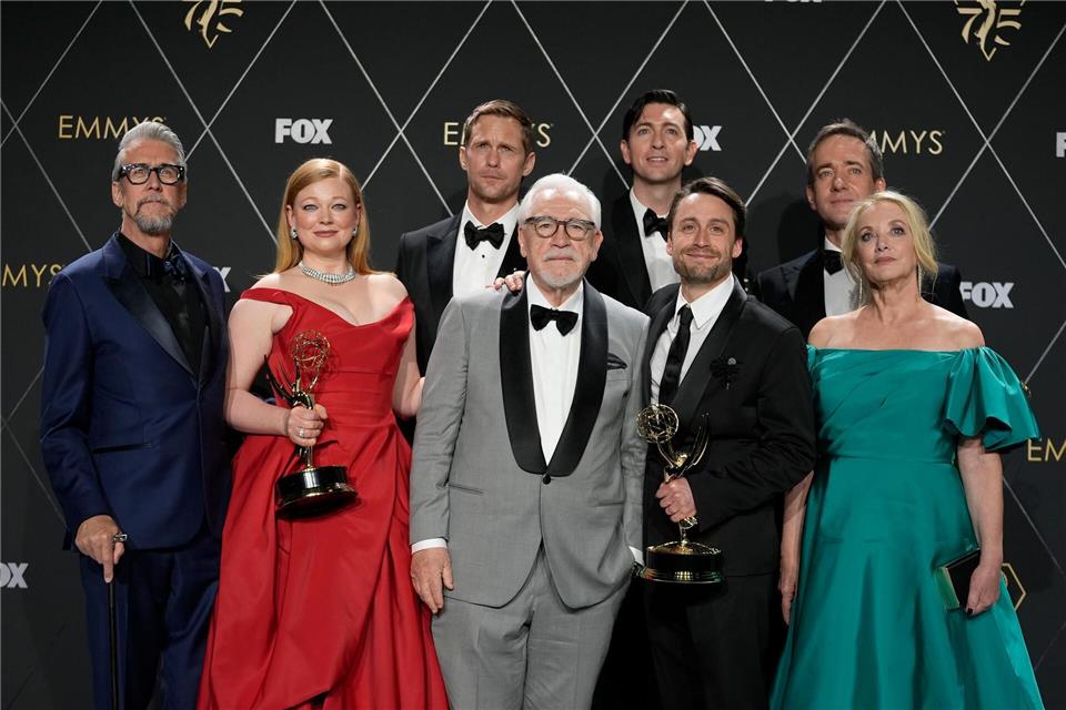 Die Serie „Succession“ räumte viele Preise ab, darunter Emmys und Golden Globes. (Archivbild)Ashley Landis/AP