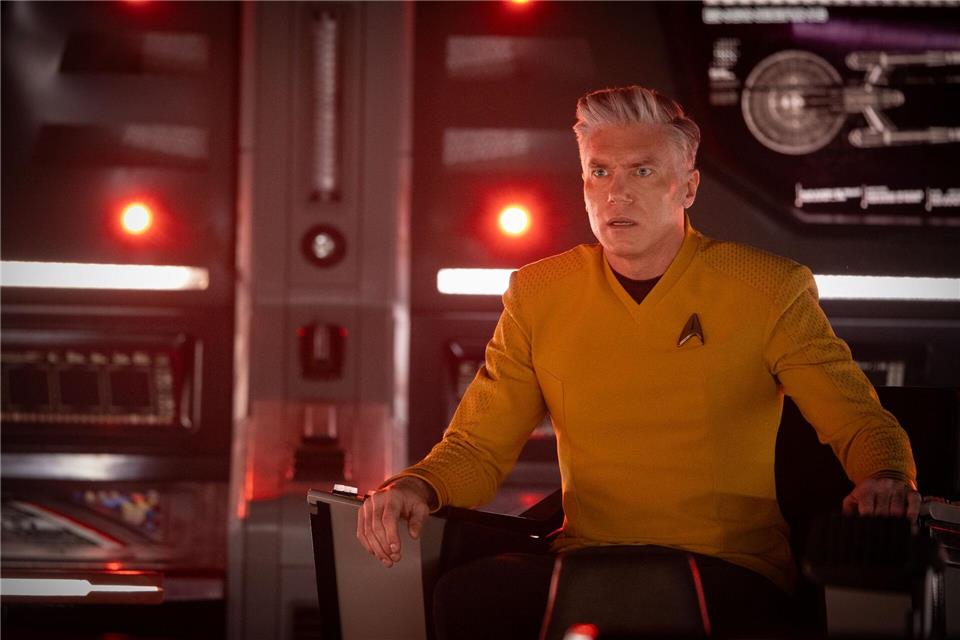 Die Serie erzählt die Geschichte des Raumschiffs Enterprise unter dem Kommando von Captain Pike (Anson Mount).Handout / Berlin/Paramount/dpa