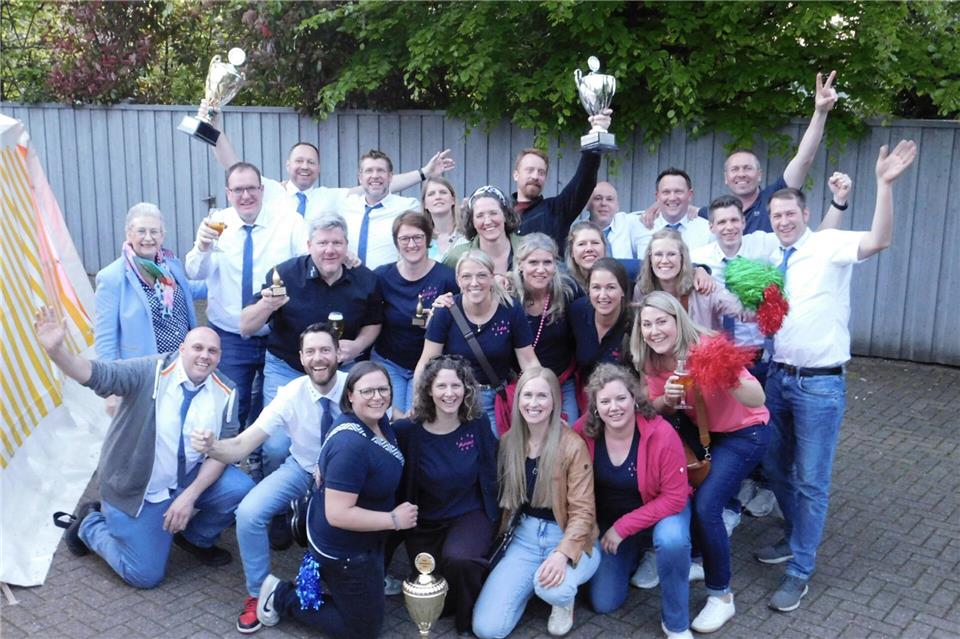 Die Sieger bei der Kegeldorfmeisterschaft in Heiden.