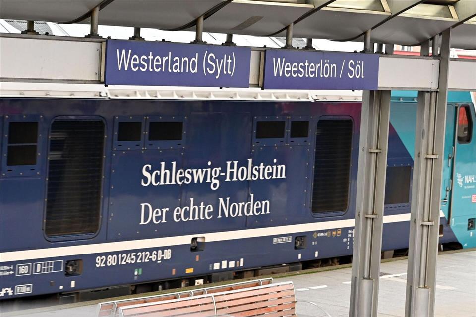 Die Situation auf der Marschbahn ärgert Personal- und Betriebsräte auf Sylt. (Symbolbild) Carsten Rehder/dpa