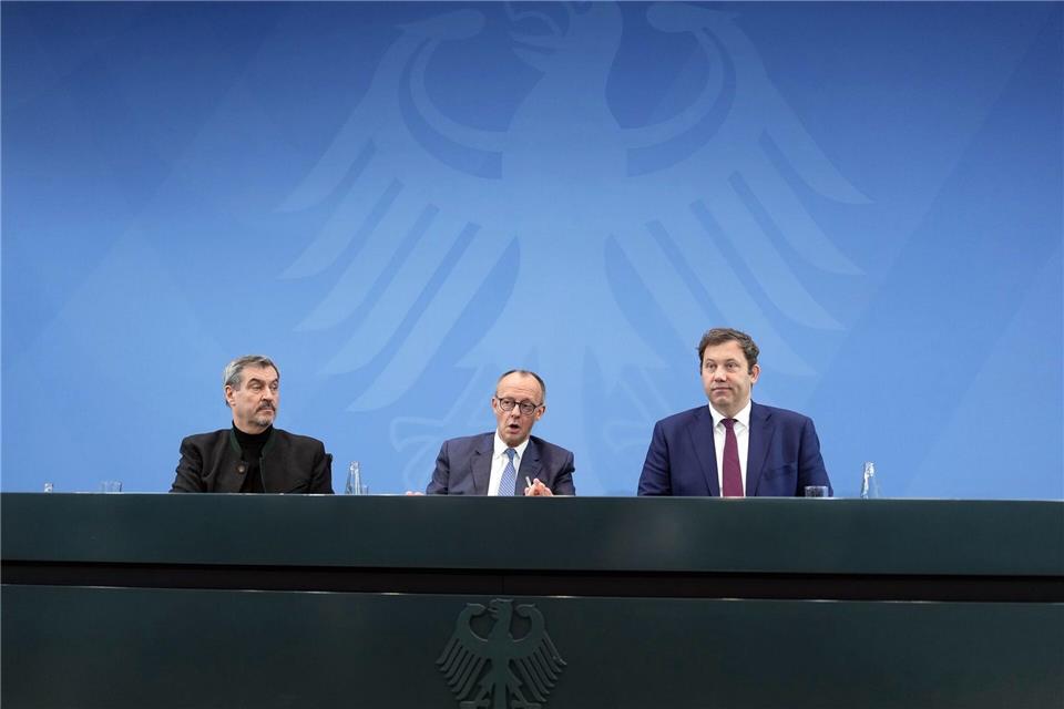 Die Spitzen der Koalition vereinbaren eine gemeinsame Position.Michael Kappeler/dpa