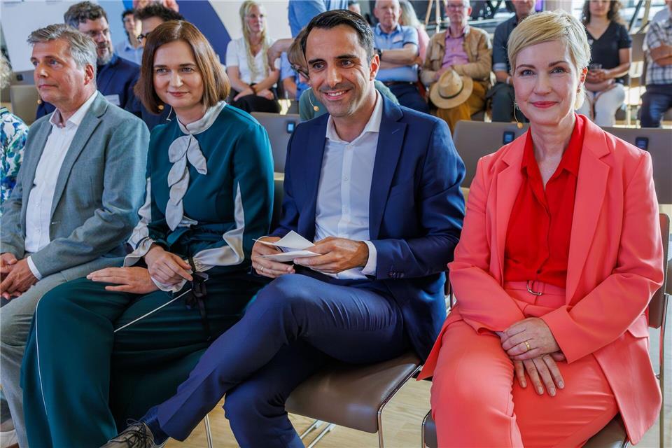 Die Spitzenkandidaten der Landesparteien waren zu der Debatte in Parchim eingeladen.Jens Büttner/dpa