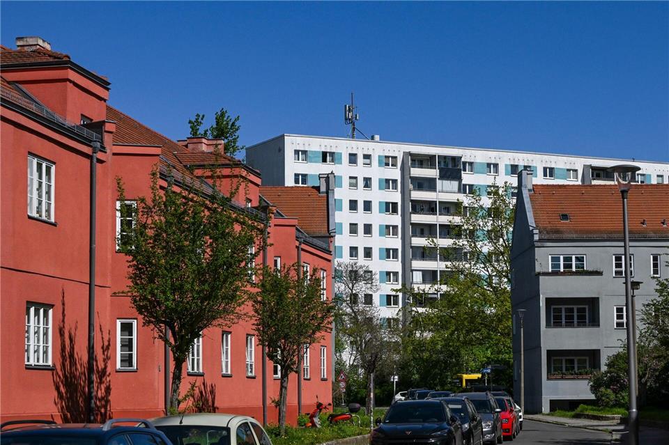 Die Splanemann-Siedlung im Ortsteil Friedrichsfelde sieht so gar nicht nach Platte aus. Jens Kalaene/dpa