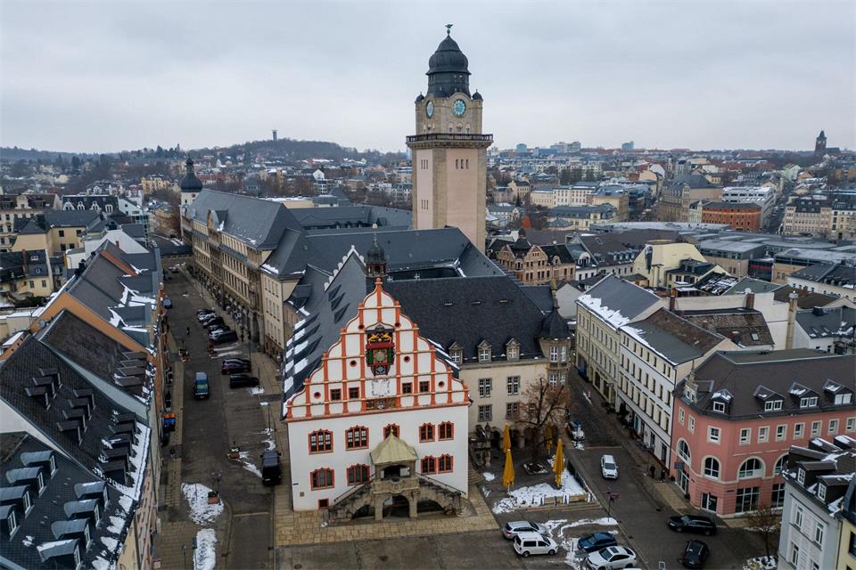 Die Stadt Plauen richtet im kommenden Jahr den „Tag der Sachsen“ aus. (Archivbild)Hendrik Schmidt/dpa