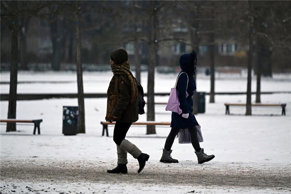 Die Stadtreinigung plädiert dafür, Eis auf Gehwegen möglichst zu beseitigen. (Archivfoto)Lilli Förter/dpa