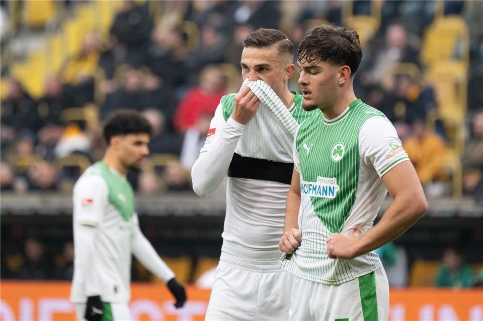 Die Stimmung bei Greuther Fürth ist im Keller.Sebastian Kahnert/dpa