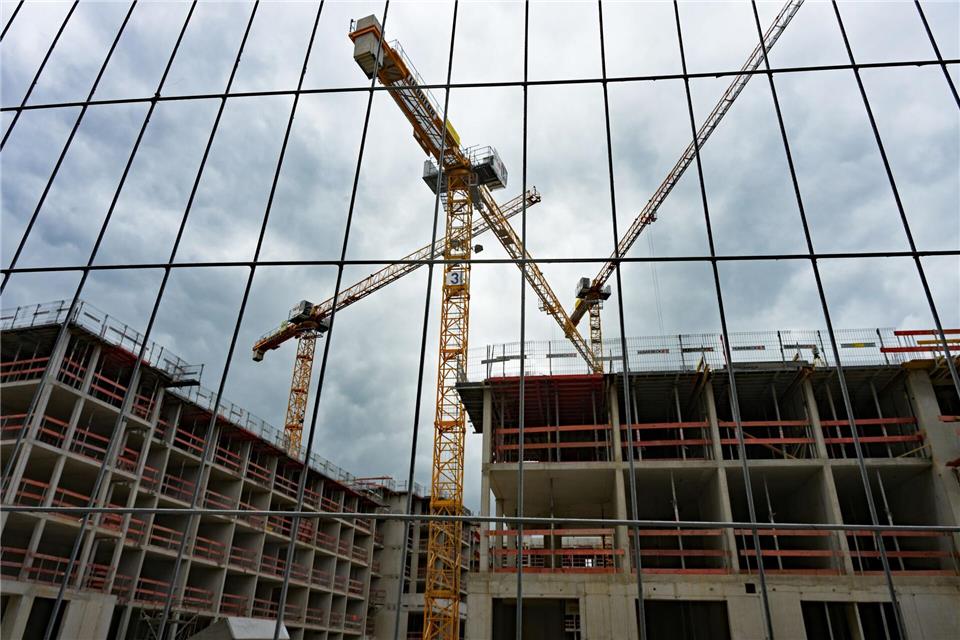 Die Stimmung der Wohnungsbaubranche ist getrübt. (Symbolbild) Malin Wunderlich/dpa