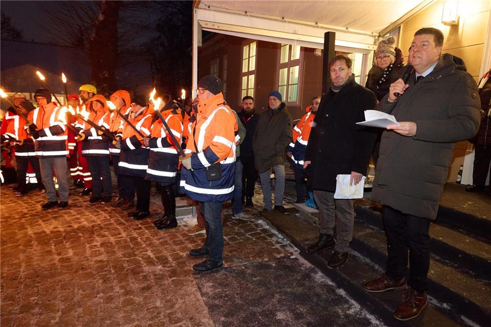 Die Sturmflut von 1962 war die schlimmste Katastrophe in Hamburg nach dem Zweiten Weltkrieg, sagt Finanz- und Bezirkssenator Andreas Dressel auf einer Gedenkfeier zum Jahrestag.Georg Wendt/dpa