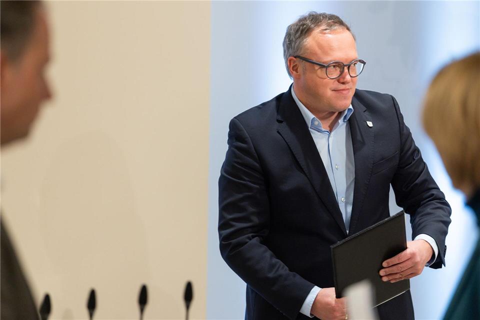 Die TU Chemnitz will Mario Voigt den Doktortitel entziehen.Michael Reichel/dpa