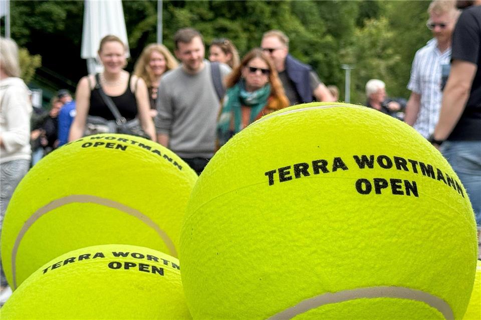 Die Terra Wortmann Open in Halle sind am Montag gestartet.Friso Gentsch/dpa