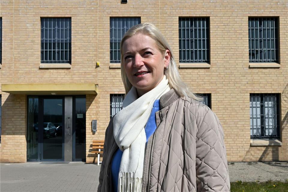 Die Thüringer Abschiebehaftanstalt in Arnstadt wurde im Sommer 2025 eröffnet.Martin Schutt/dpa