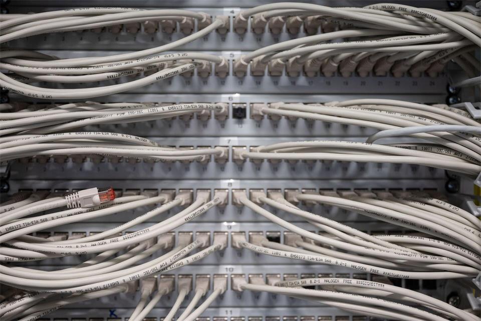 Die Thüringer Fraktionen setzen auf Dienstleister bei ihren Internetauftritten. Nur die AfD betreibt einen eigenen Mail-Server und hat Pläne für einen KI-Server. (Symbolbild) Marijan Murat/dpa