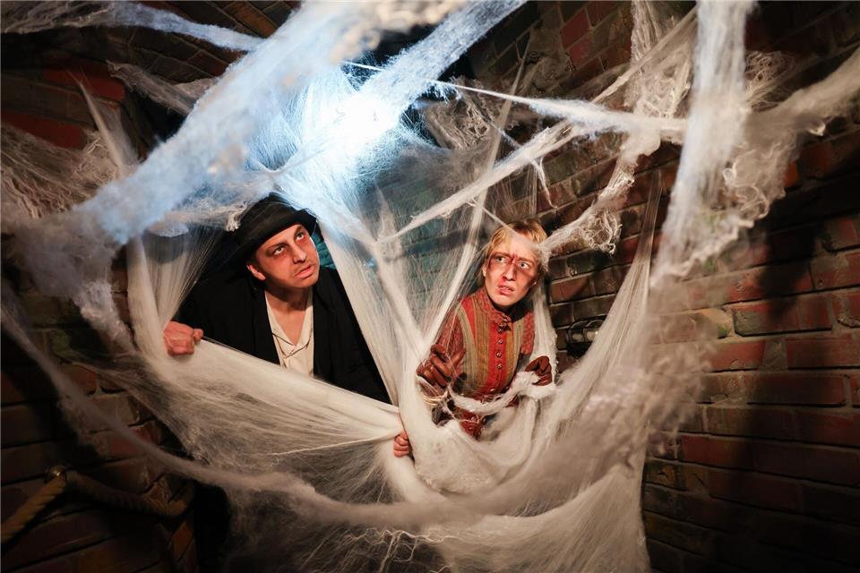 Die Touristenattraktion in der Hamburger Speicherstadt hat bei ihrer jährlichen Inventur ihre gruselig-schaurige Ausstattung gezählt und Fakten aus mittlerweile 25 Jahren Hamburger Dungeon zusammengefasst.Christian Charisius/dpa/dpa-tmn