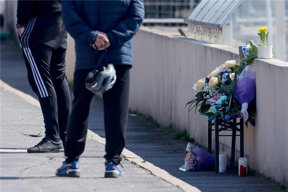 Die Trauer im Verein ist groß.Daniel Löb/dpa