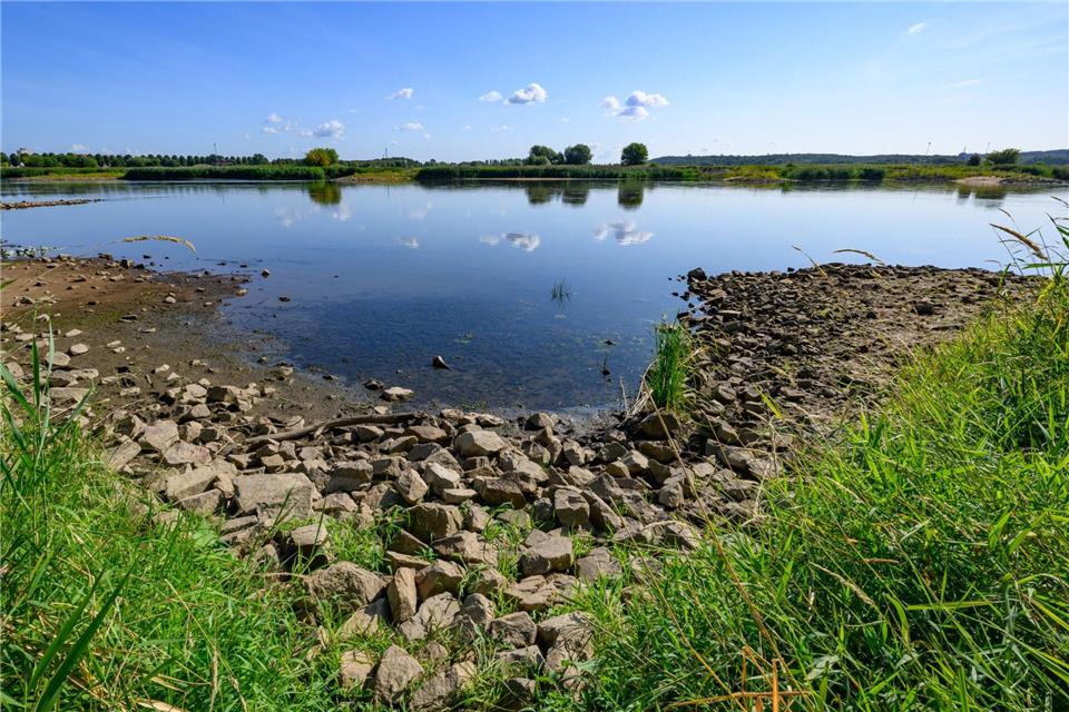 Die Trockenheit der vergangenen Tage hat vielerorts zu Niedrigwasser geführt. (Archivbild) Patrick Pleul/dpa