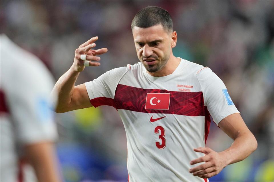 Die Türkei um Merih Demiral hadert. Eugene Hoshiko/AP/dpa