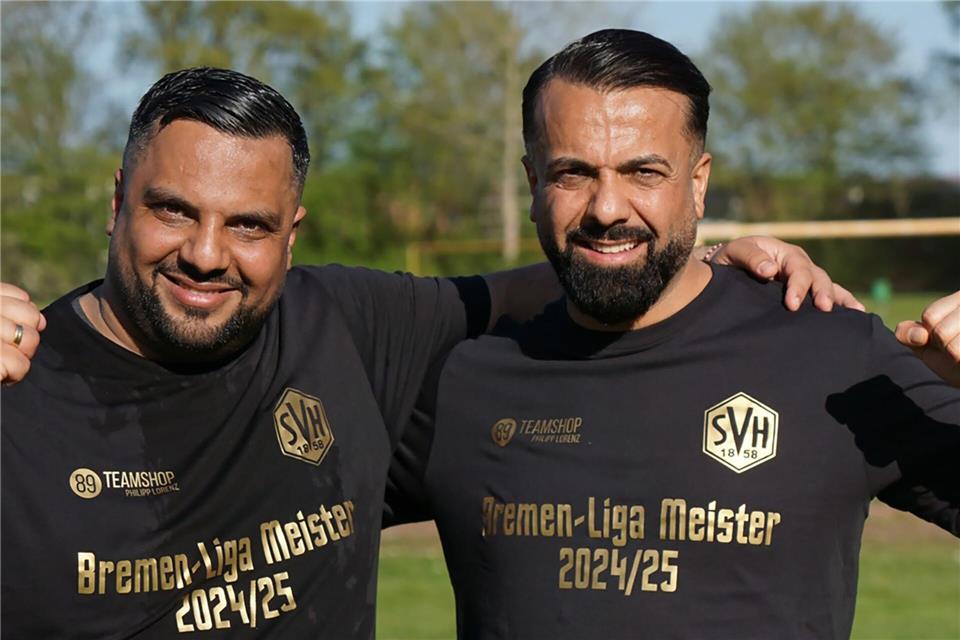 Die Tuncel-Brüder wollen mit Hemelingen den großen VfL Wolfsburg ärgern.Halit Bulduk/SV Hemelingen/dpa