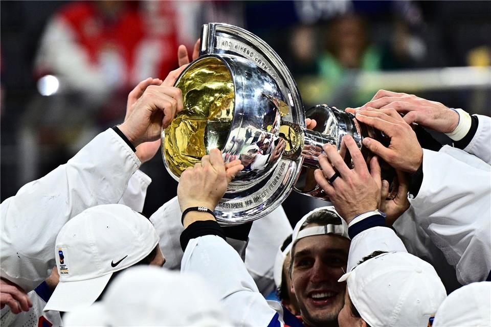 Die US-Amerikaner sind aktueller Eishockey-Weltmeister.Magnus Lejhall/TT/TT/AP/dpa