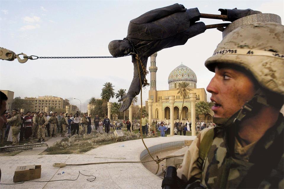 Die US-Invasion führte zum Sturz von Saddam Hussein, aber auch zu Gewalt und Chaos. (Archivbild)Jerome Delay/AP/dpa