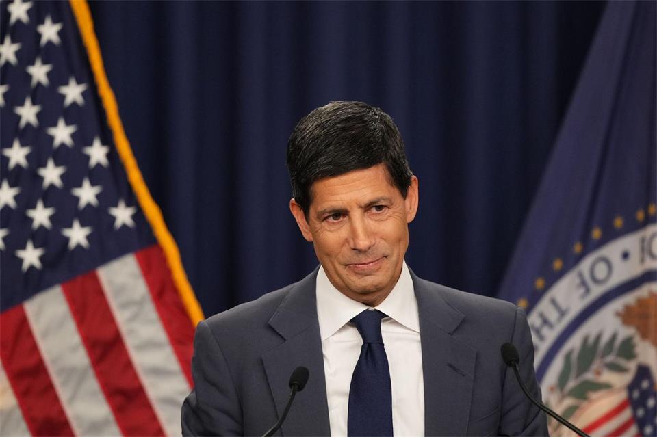 Die US-Notenbank hält den Leitzins stabil.Julia Demaree Nikhinson/AP/dpa