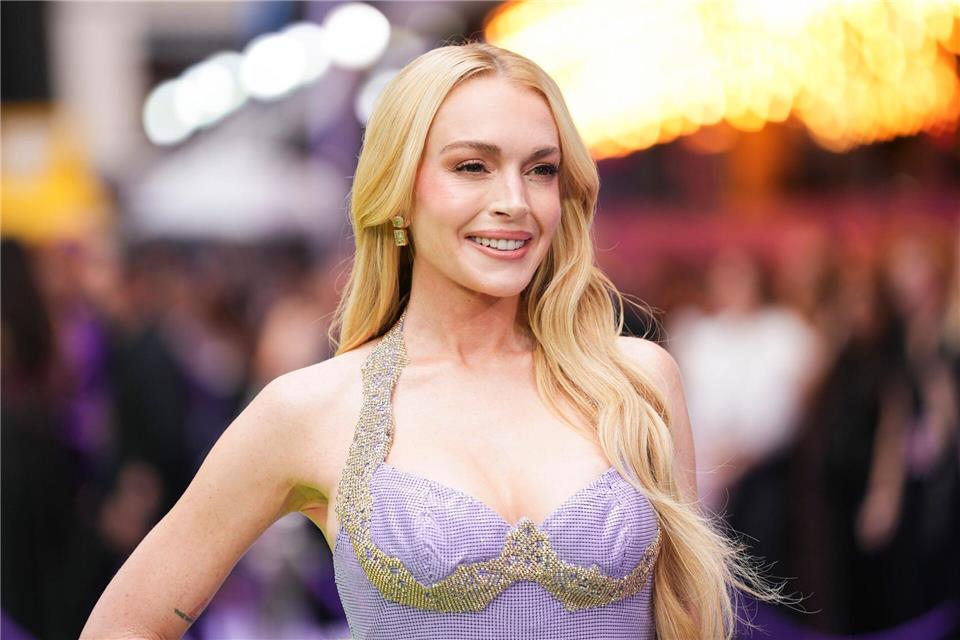 Die US-Schauspielerin Lindsay Lohan verleiht Maggie von den Simpsons ihre Stimme. (Archivbild)Scott A Garfitt/Invision/AP/dpa