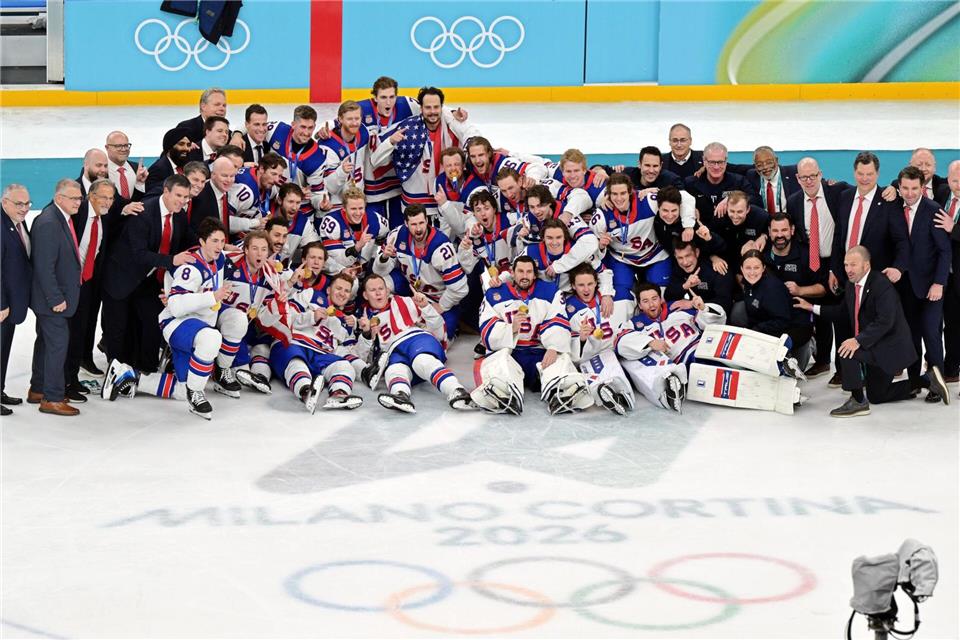 Die USA sind zum dritten Mal nach 1960 und 1980 OlympiasiegerPeter Kneffel/dpa